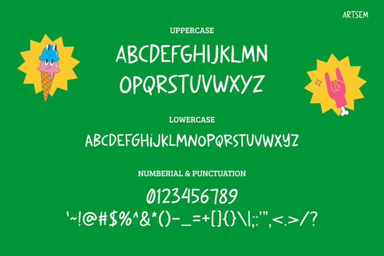 Artsem Font website image