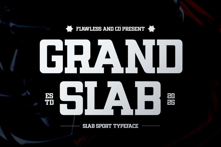 GRAND SLAB Font website image