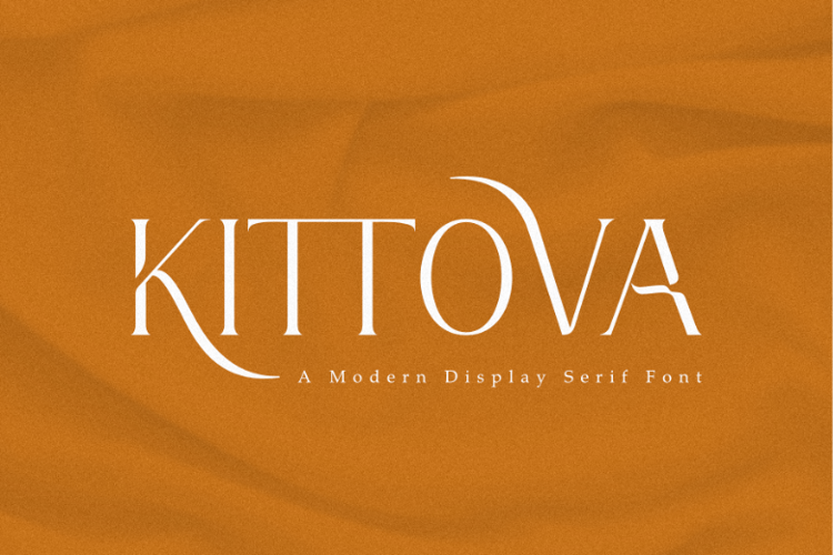 Kittova Font website image