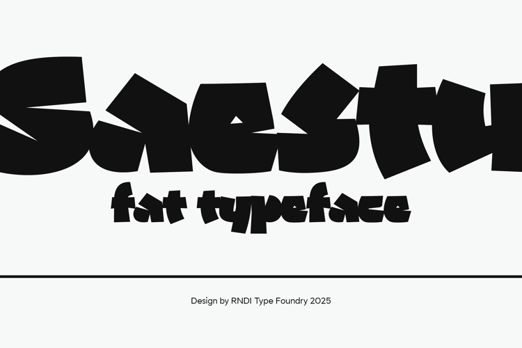 Saestu Font website image
