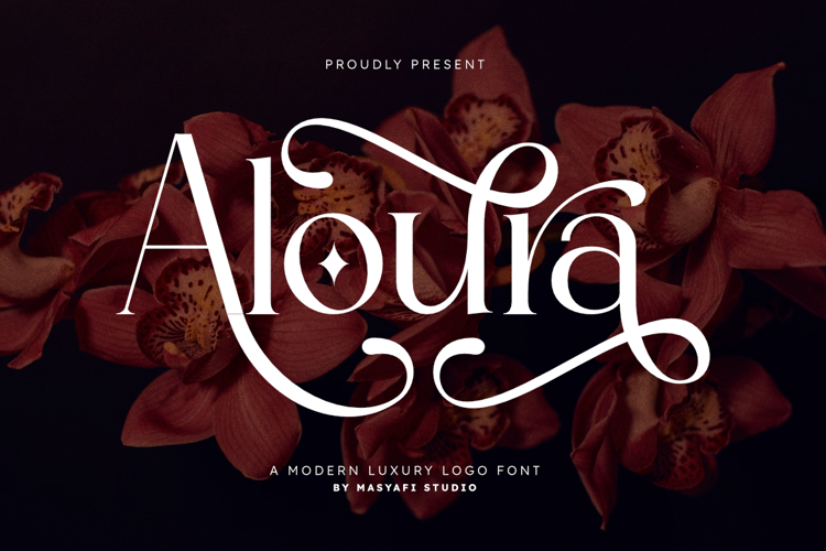 Aloura Font website image
