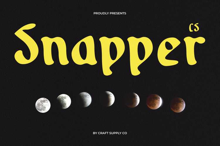CS Snapper Drawn Font website image
