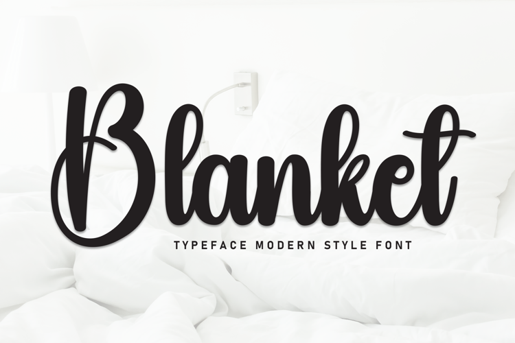 Blanket Font website image