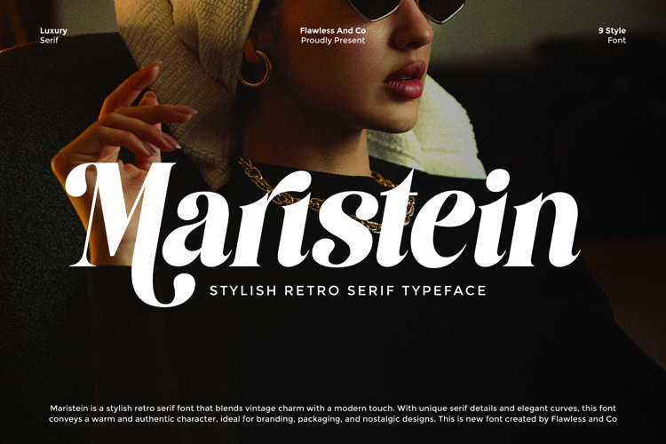 MARISTEIN Font website image