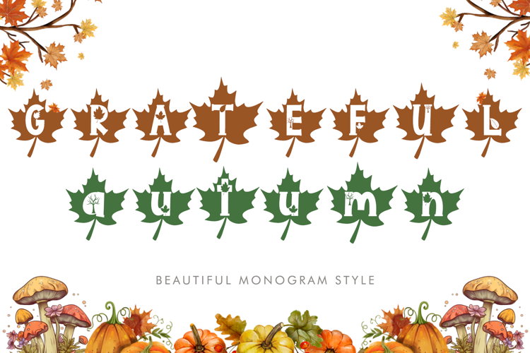 Grateful Autumn Font website image