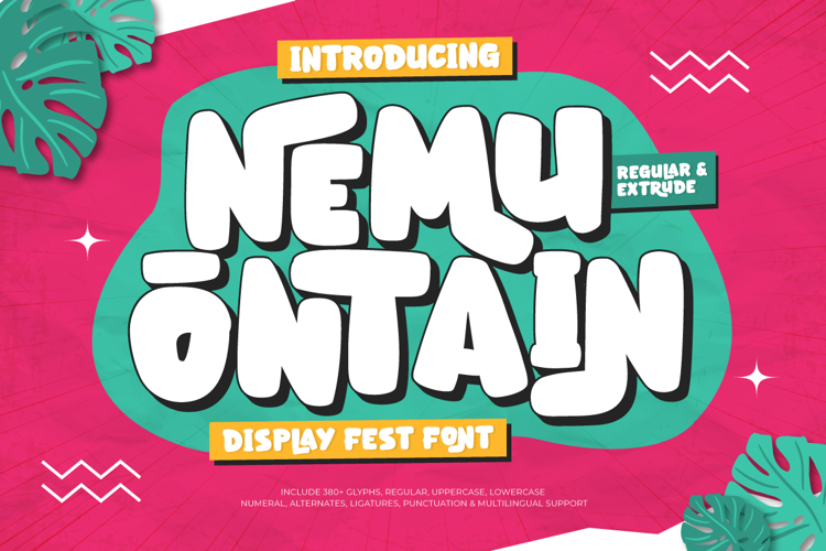 Nemu Ontain Font website image