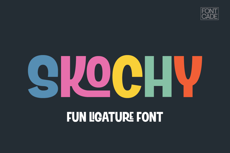 Skochy Font website image