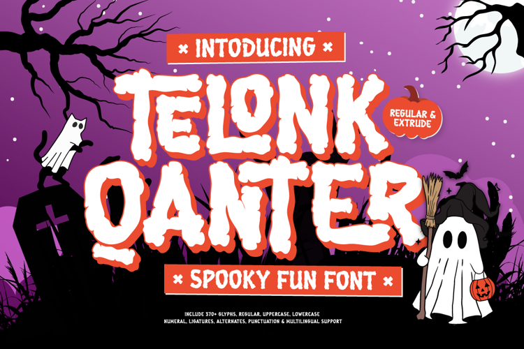 Telonk Qanter Font website image