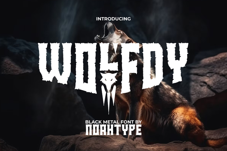 Wolfdy Font website image