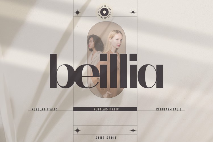 Beillia Font website image
