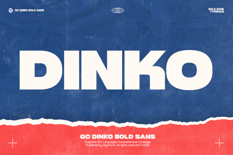 GC DINKO Font website image