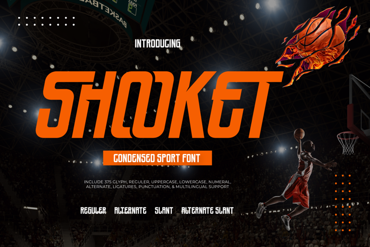 Shooket Font website image