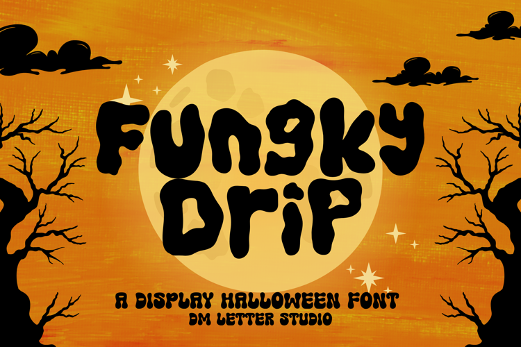 Funky Drip Font website image