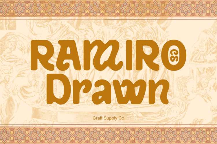 CS Ramiro Drawn Font website image