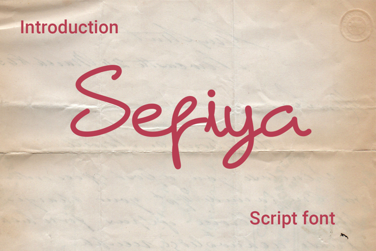 Sefiya Font website image