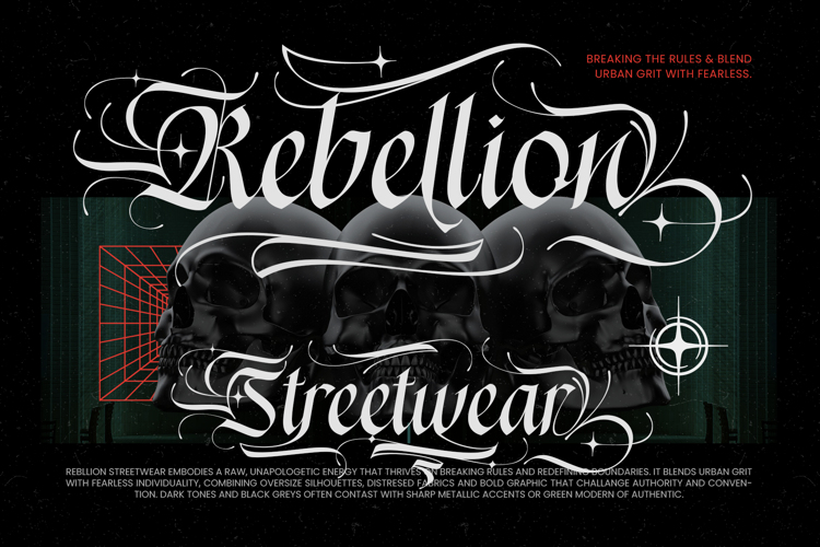 Daigersun Font website image