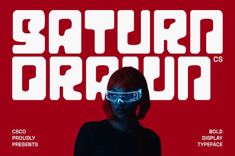 CS Saturn Drawn Font website image