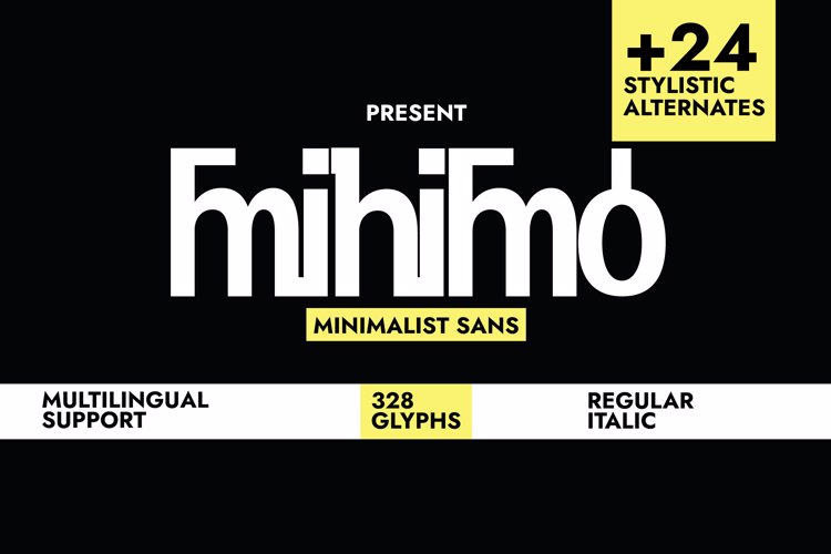 Minimo Font website image