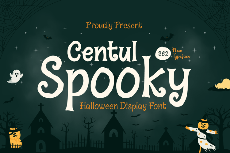 Centul Spooky Font website image