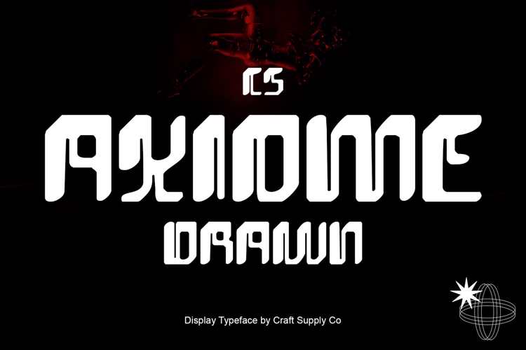 CS Axiome Drawn Font website image