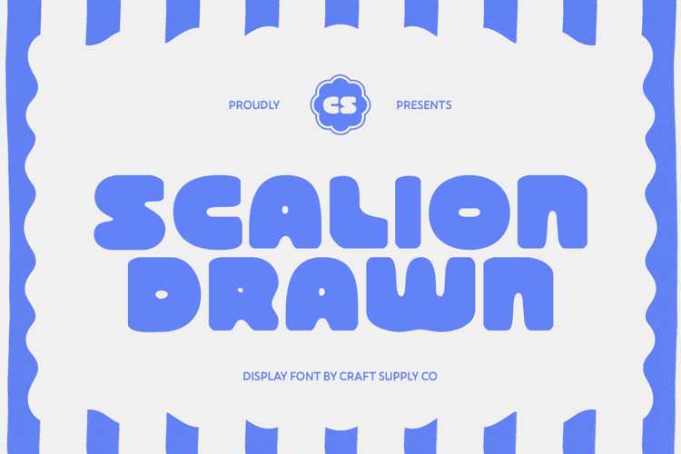 CS Scalion Drawn Font website image