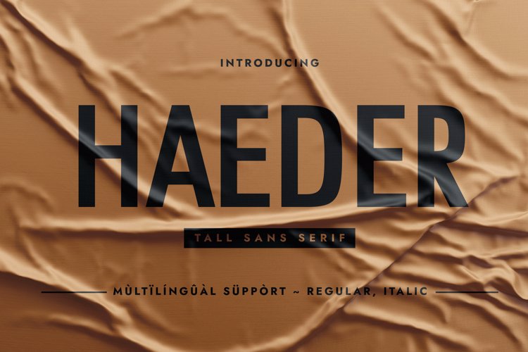Haeder Font website image