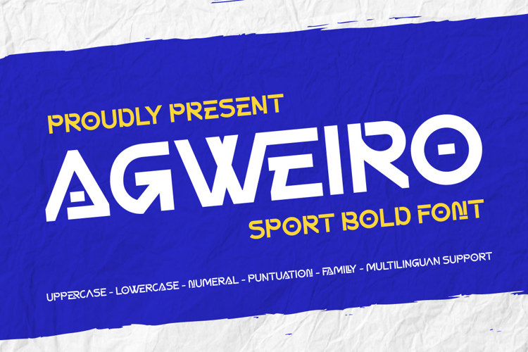 Agweiro Font website image