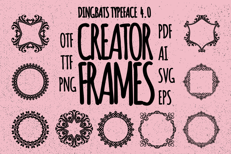 Frames Creator 4.0 Font website image