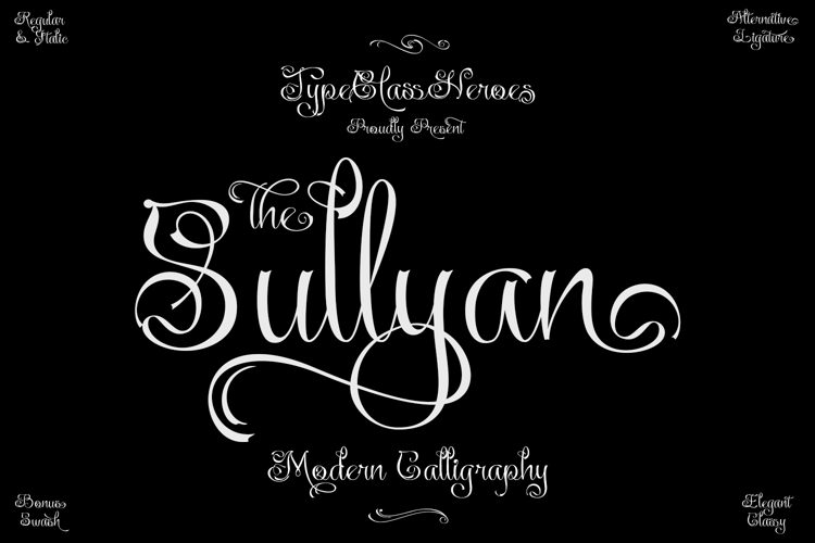 Sullyan Font website image