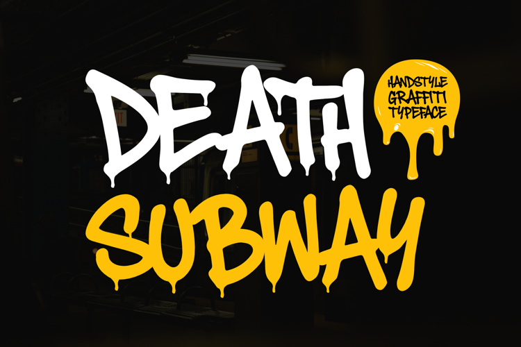Death Subway Font website image