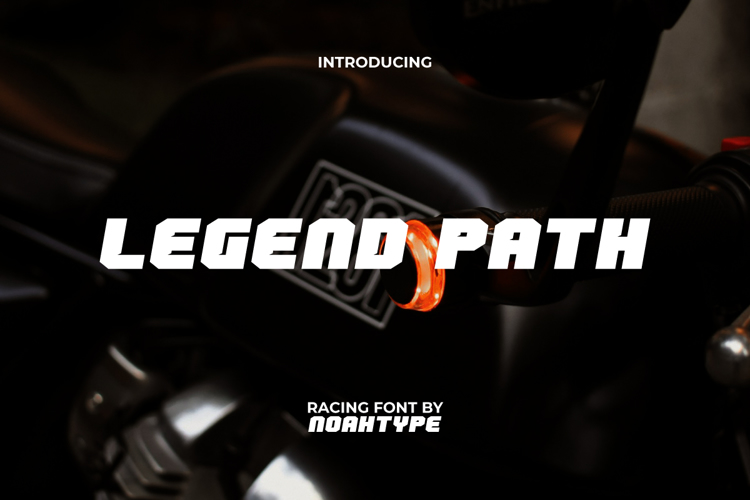Legend Path Font website image