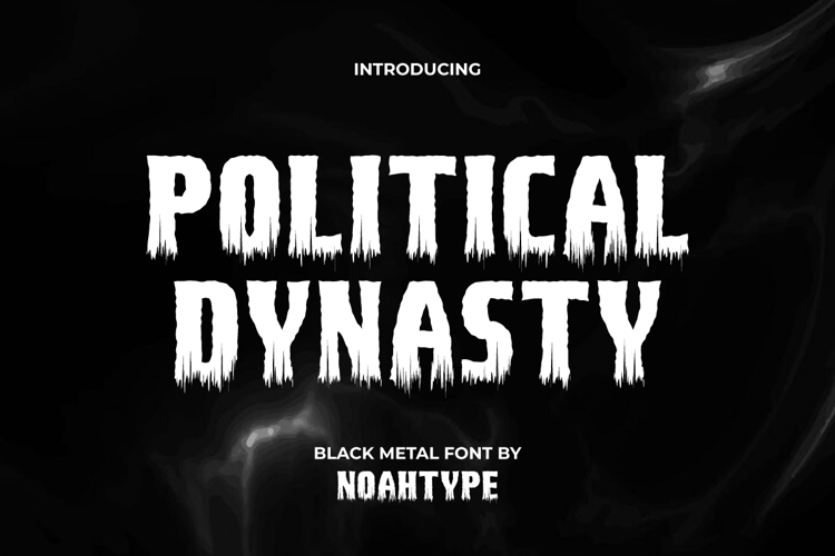 Political Dynasty Font website image