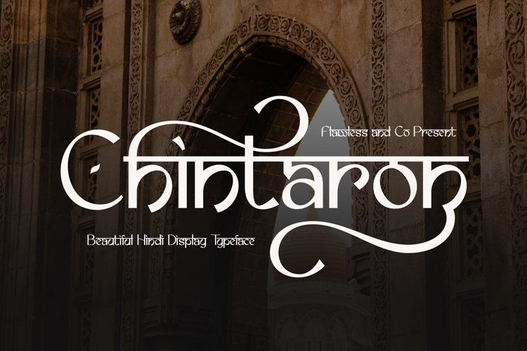 CHINTARON Font website image