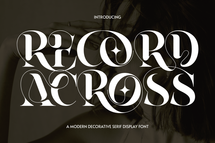Record Across Font website image