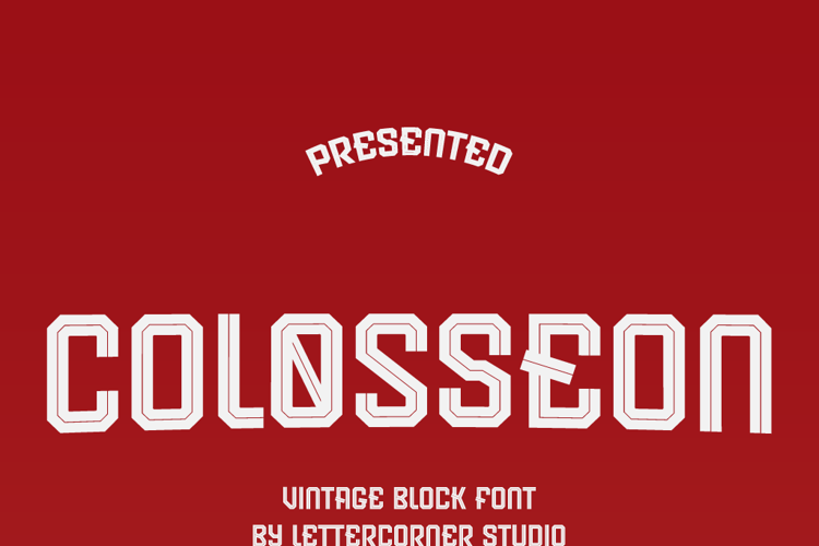 Colosseon Font website image