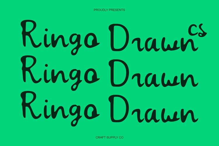 CS Ringo Drawn Font website image