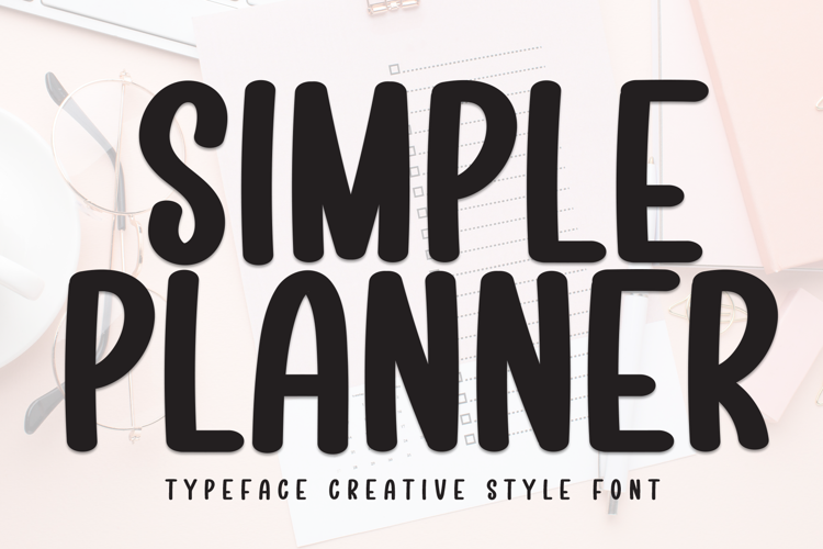 Simple Planner Font website image
