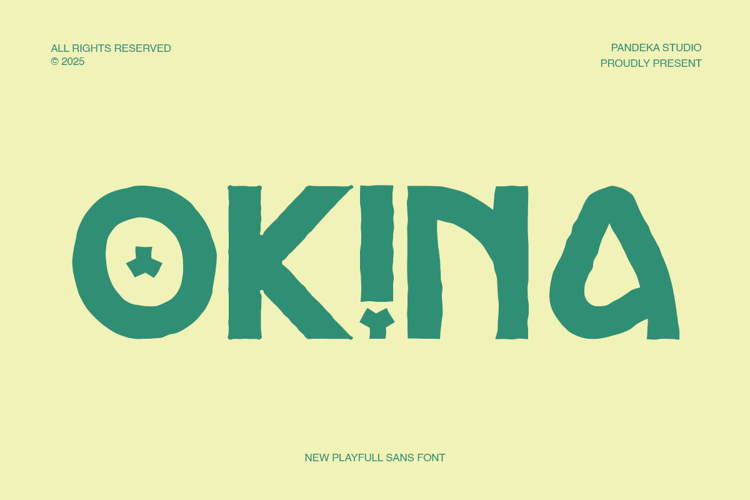 Okina Font website image
