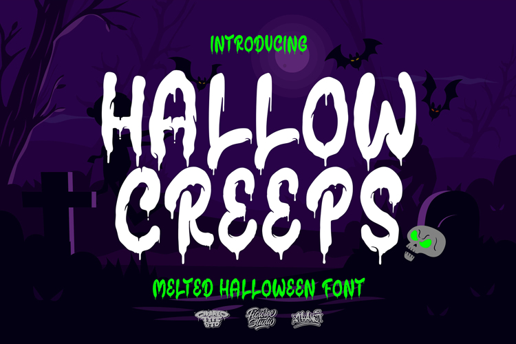 Hallow Creeps Font website image