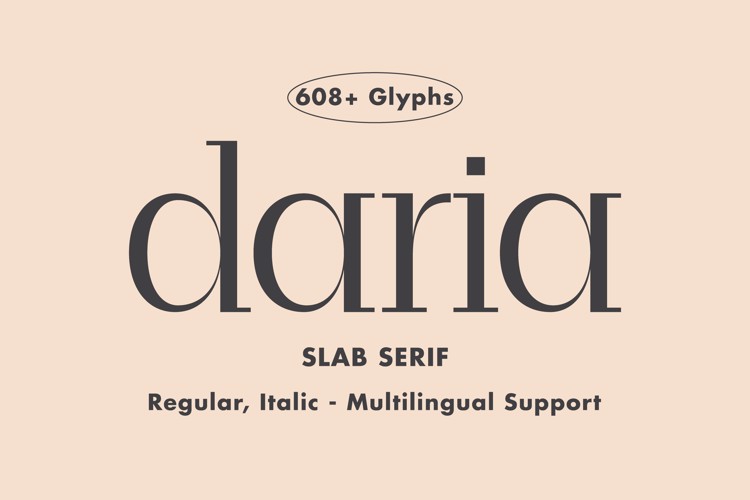 Daria Font website image