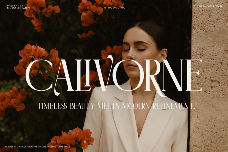 Calivorne Font website image