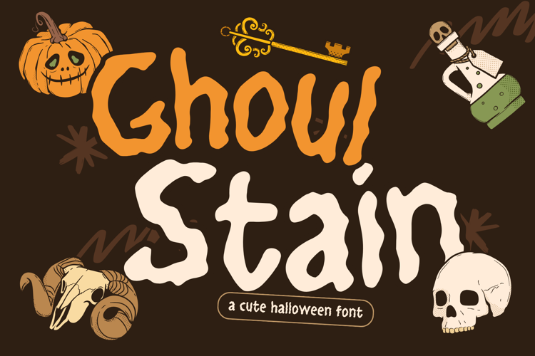 Ghoul Stain Font website image