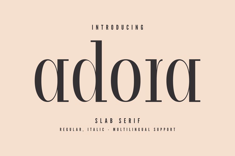 adora Font website image