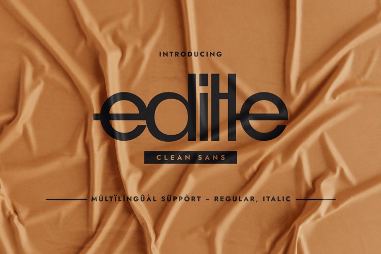 Editle Font website image