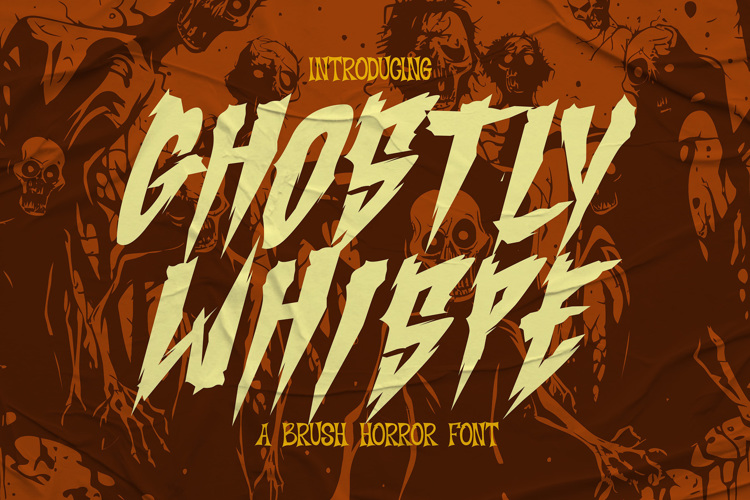 Ghostly Whispe Font website image