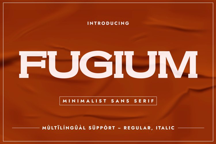 FUGIUM Font website image