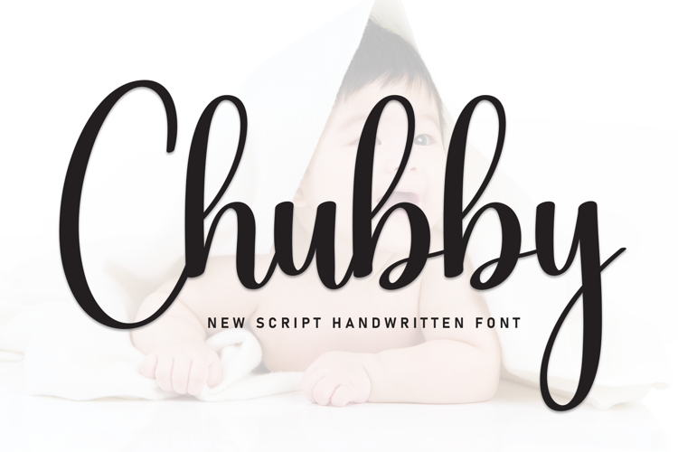 Chubby Font website image