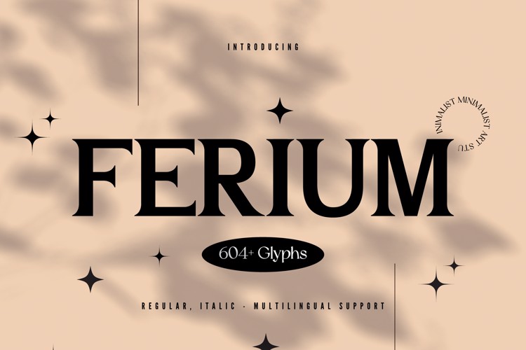 FERIUM Font website image