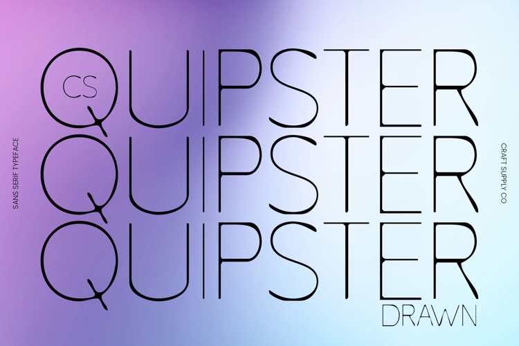CS Quipster Drawn Font website image