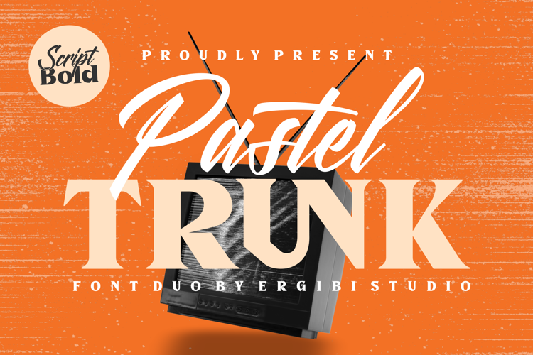 Pastel Trunk Font website image